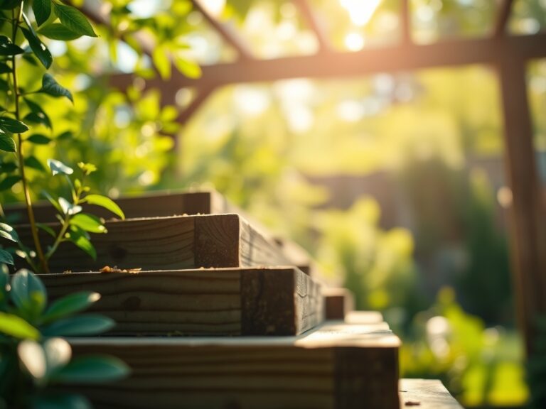 6 Steps to Build a Sturdy Wooden Backyard Pergola