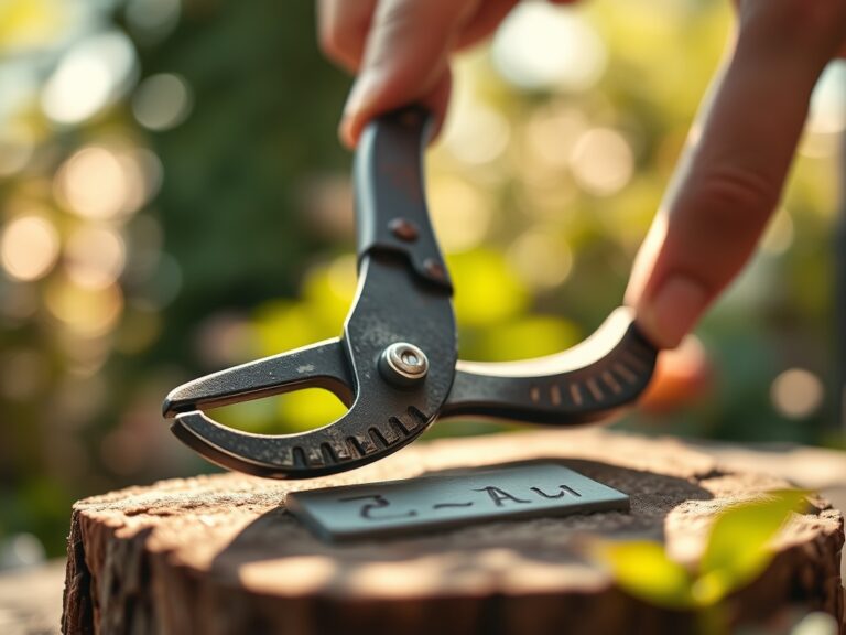 6 Steps to Sharpen a Heavy Garden Lopper with a Stone